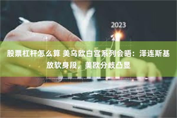 股票杠杆怎么算 美乌欧白宫系列会晤：泽连斯基放软身段，美欧分歧凸显