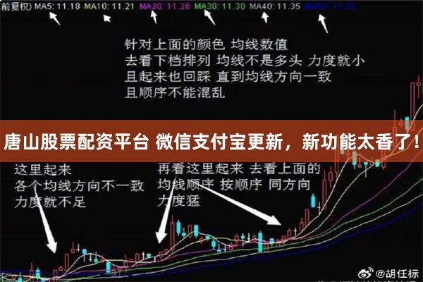 唐山股票配资平台 微信支付宝更新，新功能太香了！